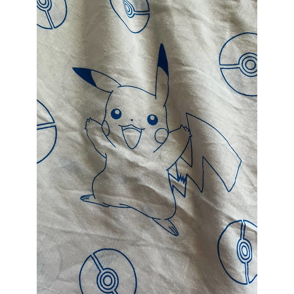 Pokemon Twin Flat Sheet Pikachu Anime Bed Linen 65x90. Nintendo, Northwest